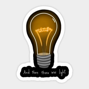 Maxwell Lightbulb Sticker